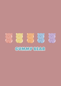 yammy gummy bear / pale pink