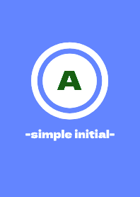 simple initial-A- THEME 68