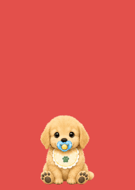 Baby Golden Retriever red