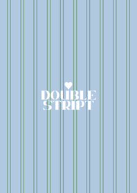Simple Double Stripe (Blue & Green)