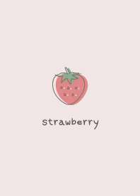 Everyday strawberry (Pinkbeige ver.)