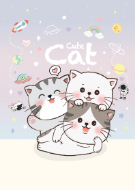 Cat Gang Cute : Space Pastel