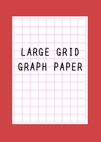 LARGE PINK GRID GRAPH PAPER-RED-BEIGEj