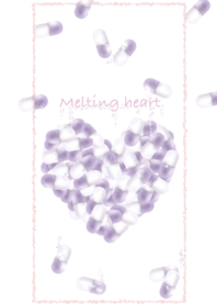 Melting heart  White