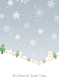 Glistening Snow Town