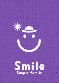 Smile sun&hat ver_Purple1