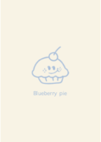 Blueberry pie cute