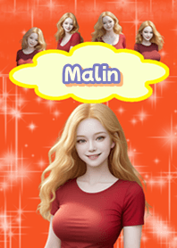 Malin beautiful girl red05