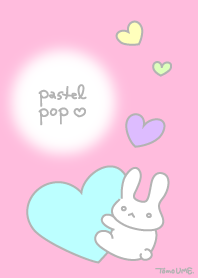 Pastel Pop Heart-pink