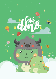 Dinosaur Baby Cute Green