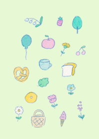 ゆるい花とらくがき