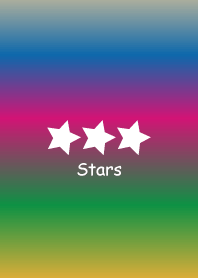 Three stars in Rainbow