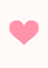 One Heart pink ivory