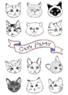 Cat's Party ~Three colors version.~