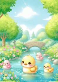 Little duckling plump round cute n.3