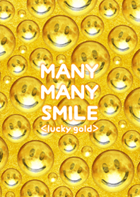 MANY MANY SMILE <lucky gold>-w-