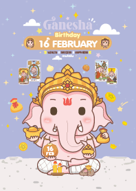 Ganesha x February 16 Birthday