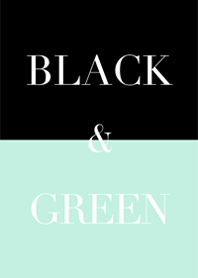 black & green .