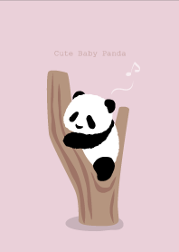 Cute Baby Panda - Dusty Pink 3