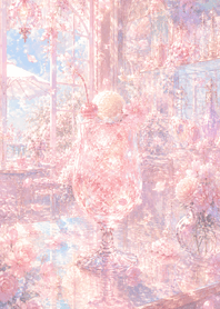粉紅 花瓣珍珠粉蘇打咖啡館