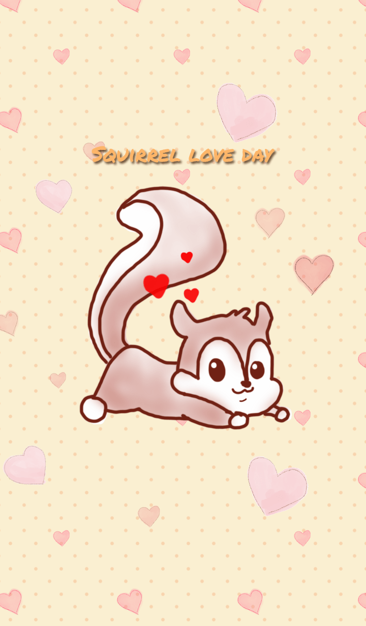 Squirrel love day J