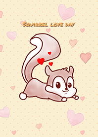 Squirrel love day J