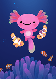 海のウーパールーパー