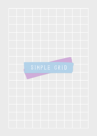 Simple grid - gray -