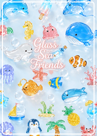 Glass Sea Friends blue