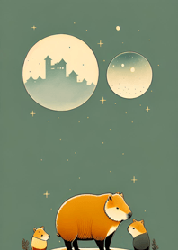 Ukiyo-e - Capybara 26660f