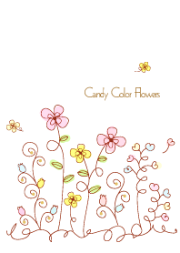 Candy color flowers 2