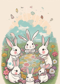舒服好日 - 可愛兔子 bPtbj