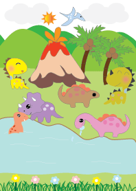 Cute little dinosaur