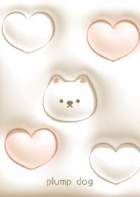 beige Heart and Dog Melody03_2