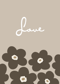 in bloom, flower br / tan