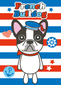 Various French Bulldog Marine #pop