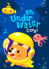 AN UNDER WATER CORGI