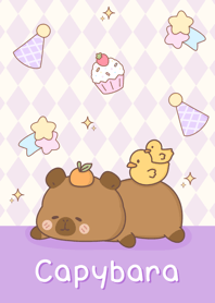 Capybara Purple