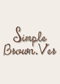 Ultimate simple theme Ver.Brown
