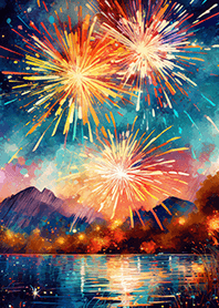 Beautiful Fireworks Theme#257