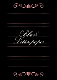 Black Letter paper *GLOSSYPINK 15*