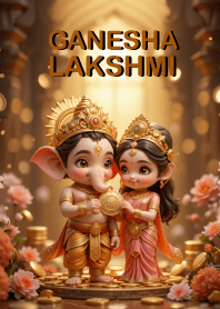 พระพิฆเนศ-พระแม่ลักษมี,รวยเงินรวยทอง