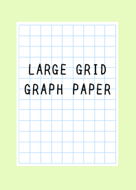 LARGE GRID GRAPH PAPER/YELLOW GREEN