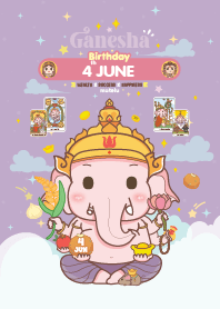 Ganesha x June 4 Birthday