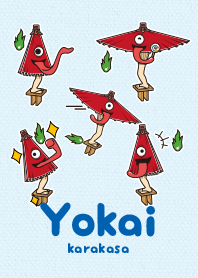 Karakasa-obake ver_Blue4