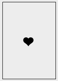 heart & frame | gray black.