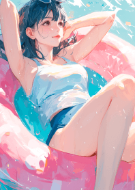 陽光美少女游泳 9