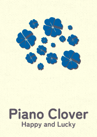 Piano clover シアンブルー