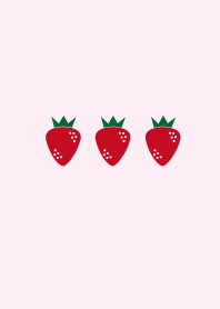 Three strawberry