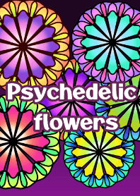 Psychedelic flowers